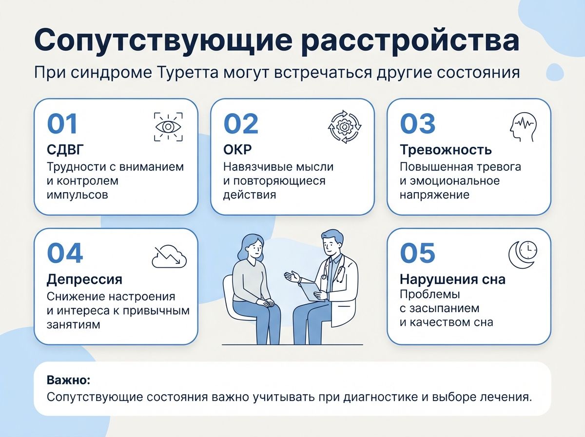 Лечение синдрома Туретта в Нижнеудинске инфографика